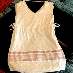 Creamy Dress with Pockets